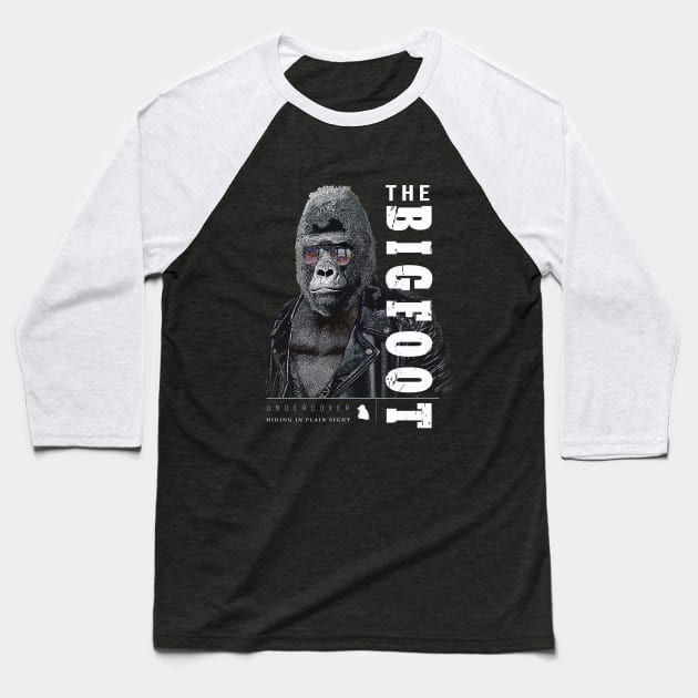 The Bigfoot Baseball T-Shirt by ArtOnTheRun